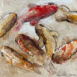 Painting, Kois, Hervé Maury