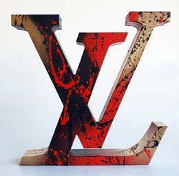 Sculpture, L V street Red gold, Spaco