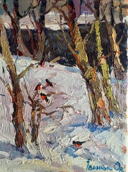 Gemälde, Winter, Oksana Ivanyuk