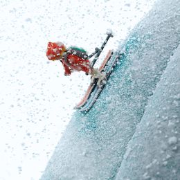Photography, Ski - Pas de Chèvre - Série Enjoy Skiing, Moz - David Vuillermoz