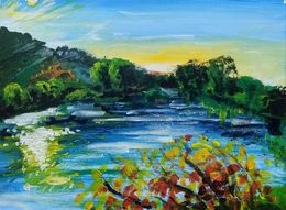 Painting, Novillars en novembre, Eleanor Quellien
