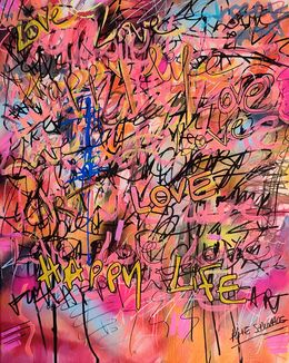 Gemälde, Happy life, Âme Sauvage