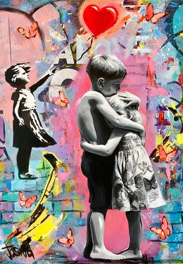Painting, Let Me Hug You Forever, Yasna Godovanik