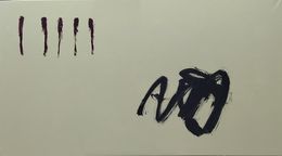 Peinture, Noir, rouge, Rafael Ruz