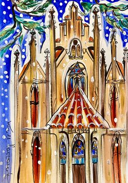 Dessin, The Snowy Dream Of Maisel Synagogue, Kirill Postovit