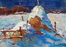 Peinture, Monthly winter, Oksana Ivanyuk