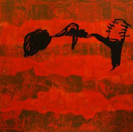 Peinture, Rouge et noir, Rafael Ruz