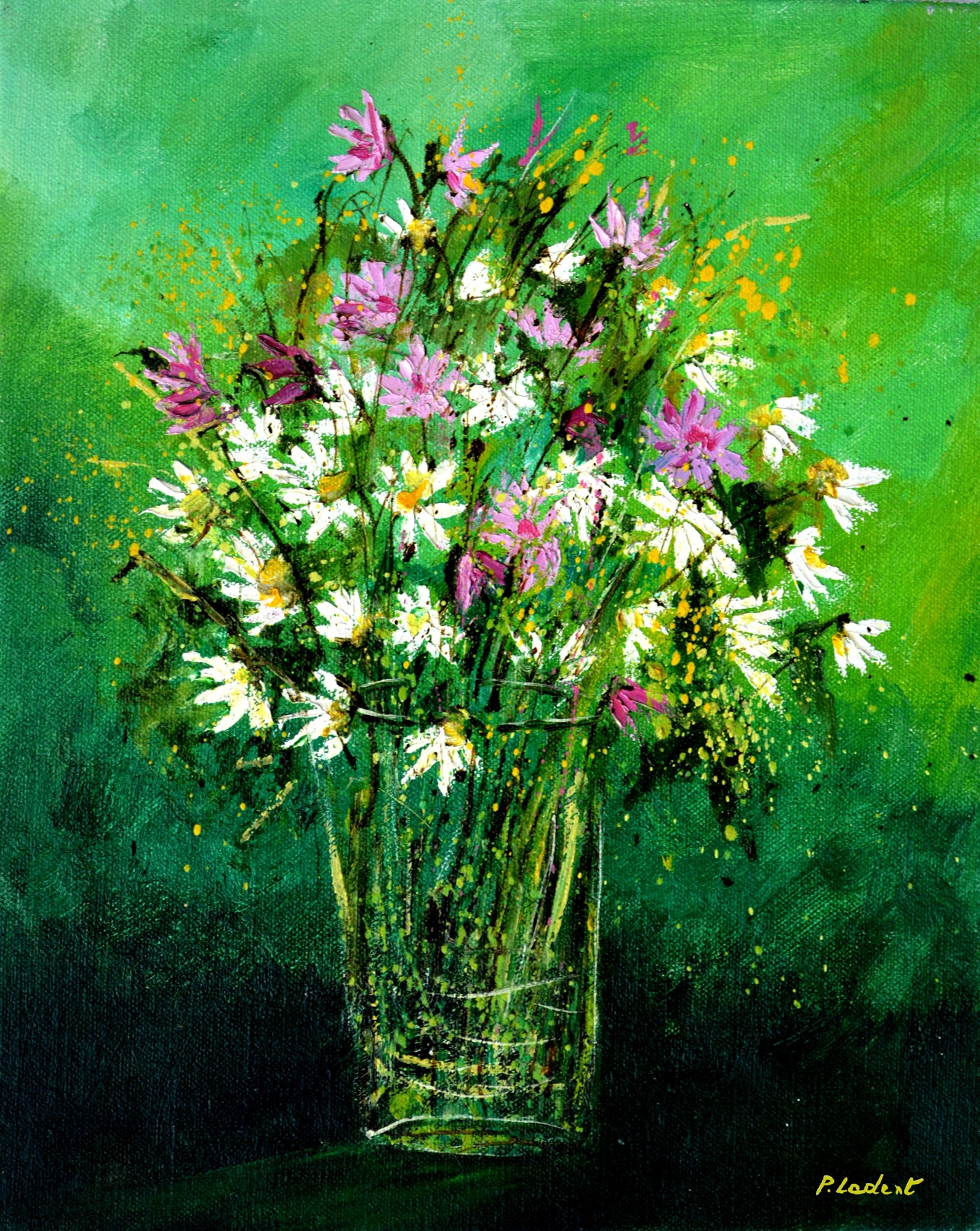 Pol Ledent, Wild pink flowers Pol Ledent, Wild pink flowers