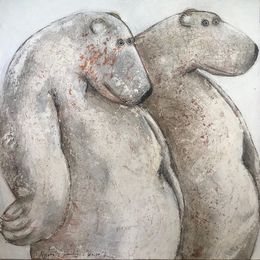Painting, Couple, Hervé Maury