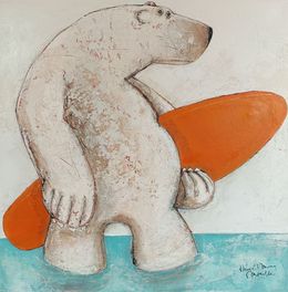 Painting, Surfeur, Hervé Maury