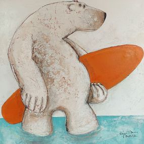 Gemälde, Surfeur, Hervé Maury