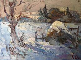 Painting, Morning frosty daw, Oksana Ivanyuk