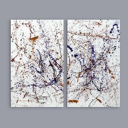 Gemälde, Future is Freedom, Diptych, Marina Marzepane