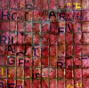 Gemälde, Récurence / Rose B, Nicolas Maalouly
