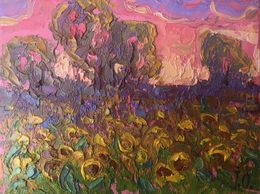 Painting, Sunflower field, Ivanyuk Oleksiy