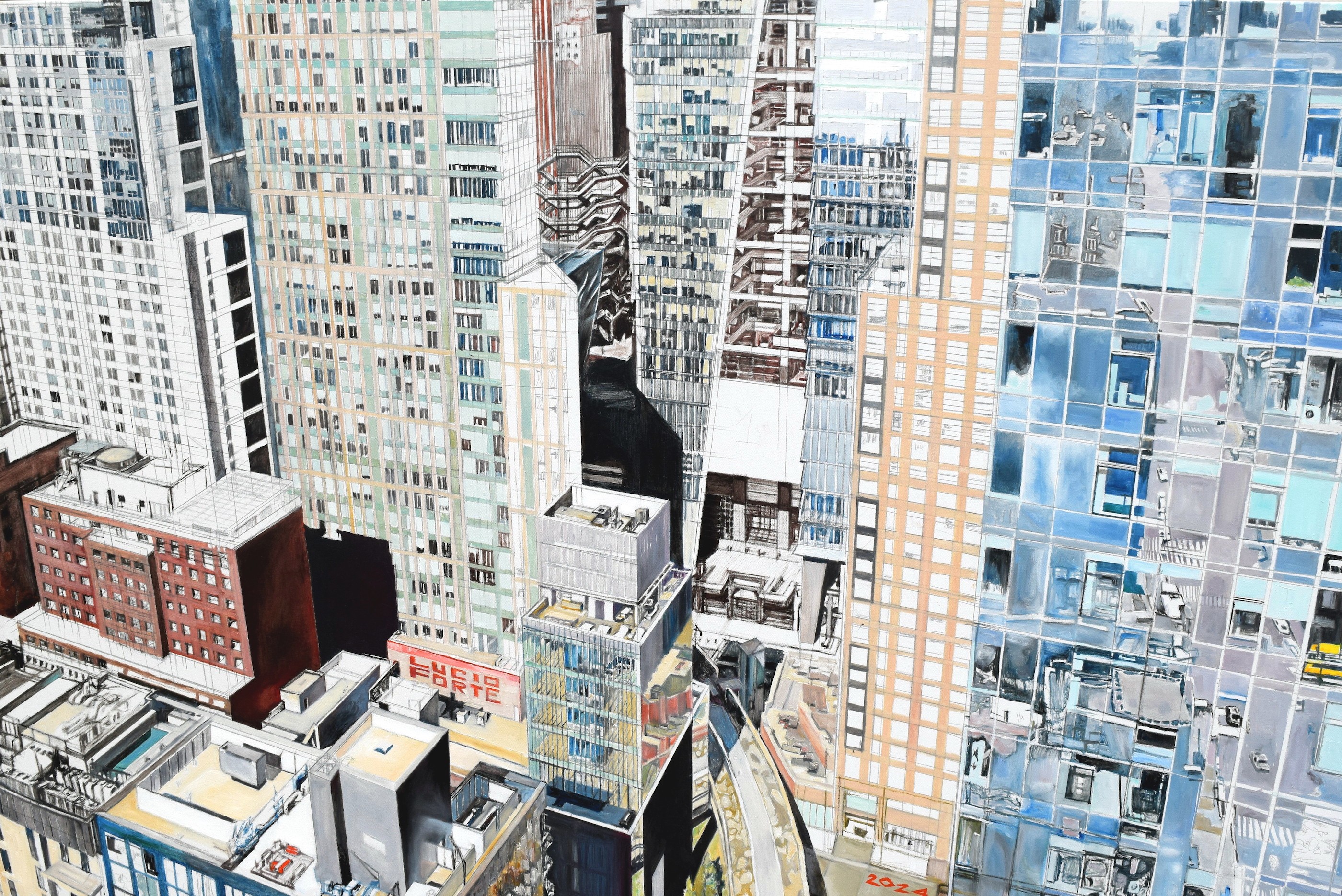 Lucio Forte, Manhattan aerial 4 Lucio Forte, Manhattan aerial 4