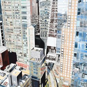 Painting, Manhattan aerial 4, Lucio Forte