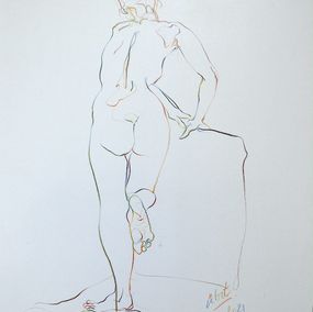 Zeichnungen, Nue aux couleurs, Elisabeth Cibot