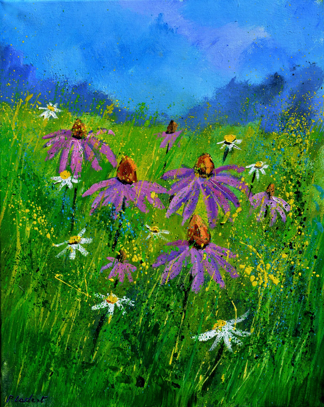 Pol Ledent, A few rudbeckias Pol Ledent, A few rudbeckias