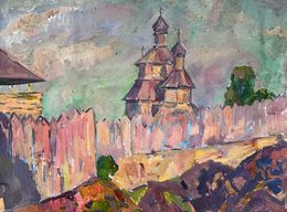 Painting, Outline of domes, Peter Tovpev