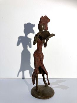 Sculpture, La lecture, Salfo Dermé (Yabré)