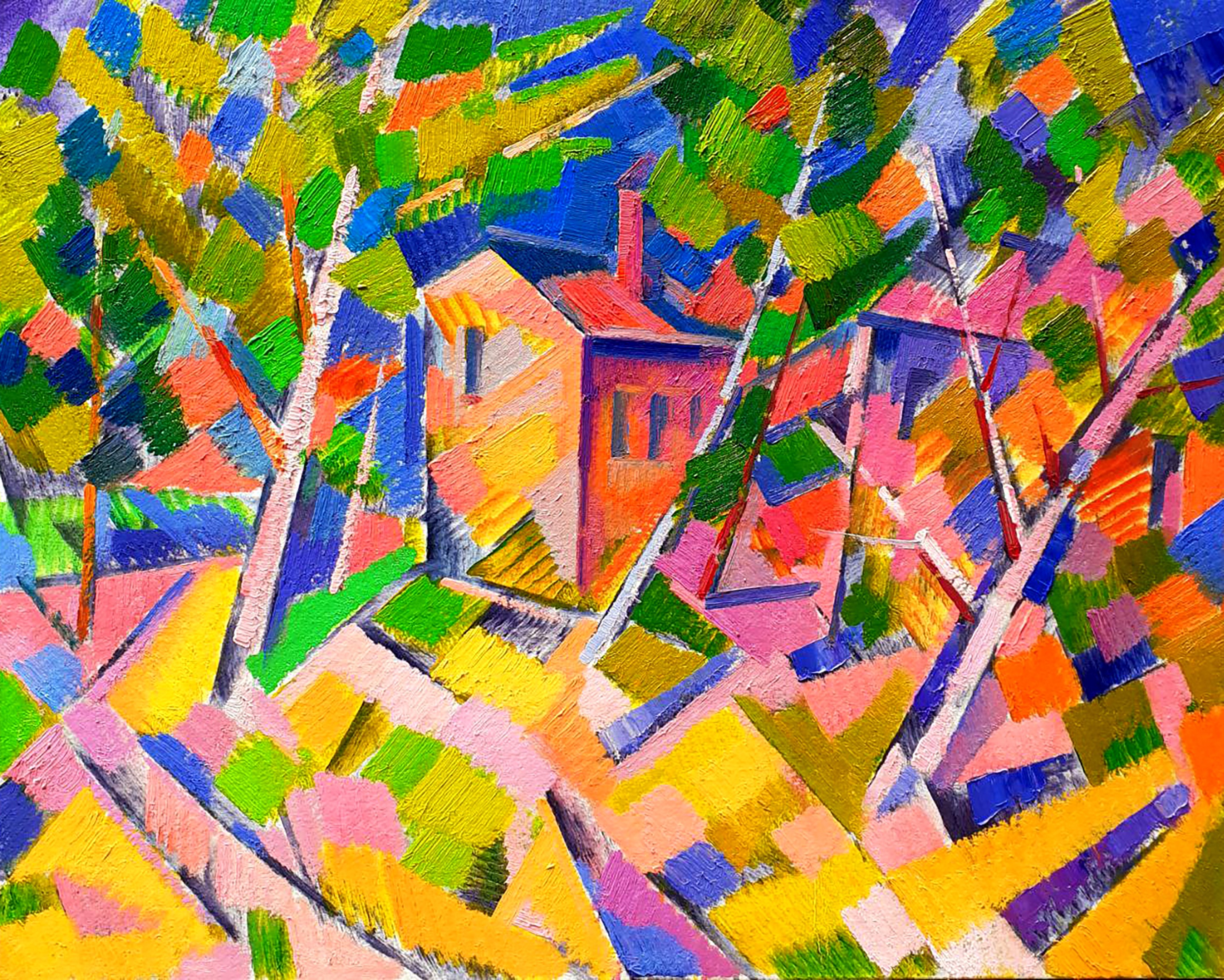 Peter Tovpev, Houses in the forest Peter Tovpev, Houses in the forest