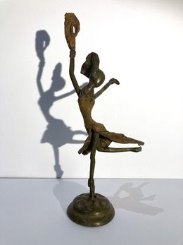 Sculpture, Danseuse au foulard, Salfo Dermé (Yabré)