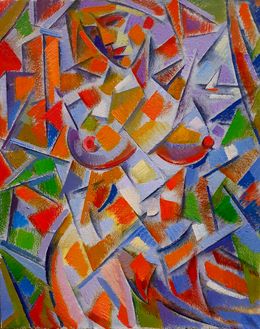 Painting, Nude woman, Peter Tovpev