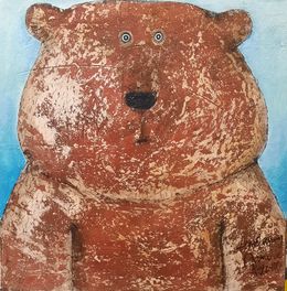 Painting, Ours brun, Hervé Maury