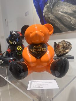 Sculpture, Gacko Bear Love pop art, André Gacko