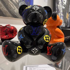 Sculpture, Gacko Bear Love pop art Lv Color, Stéphane Alaux