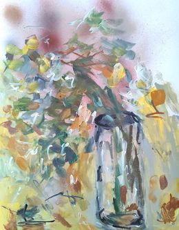 Painting, Floral symphony, Natalya Mougenot