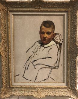 Gemälde, Portrait d'enfant, Bram van Velde
