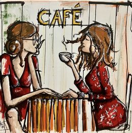 Peinture, Le café, Lydi