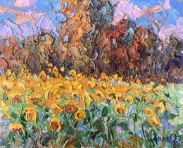 Painting, Sunflower field, Ivanyuk Oleksiy