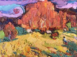 Painting, The sun is low, Ivanyuk Oleksiy
