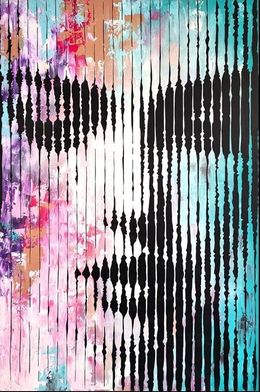 Painting, Colorful faces 28, Asko