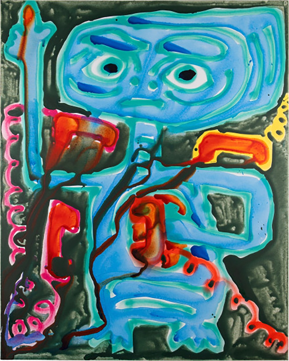 Katherine Bernhardt, Phone Home Katherine Bernhardt, Phone Home