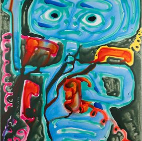 Painting, Phone Home, Katherine Bernhardt