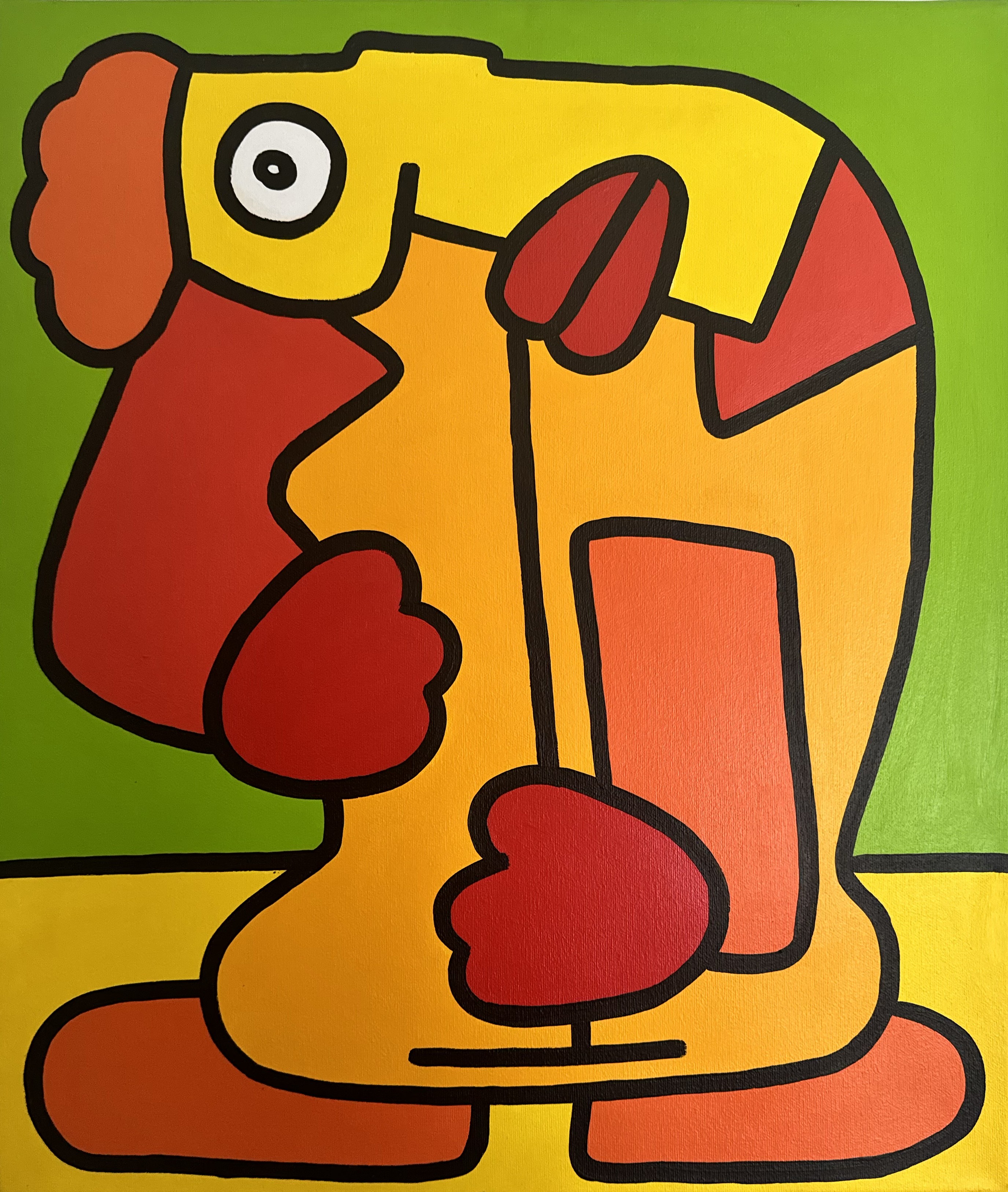 Thierry Noir, Wenn ich so weiter mache werde ich übermorgen schon übermüde Thierry Noir, Wenn ich so weiter mache werde ich übermorgen schon übermüde