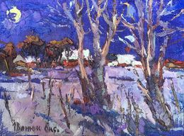 Gemälde, Moonlit night, Oksana Ivanyuk
