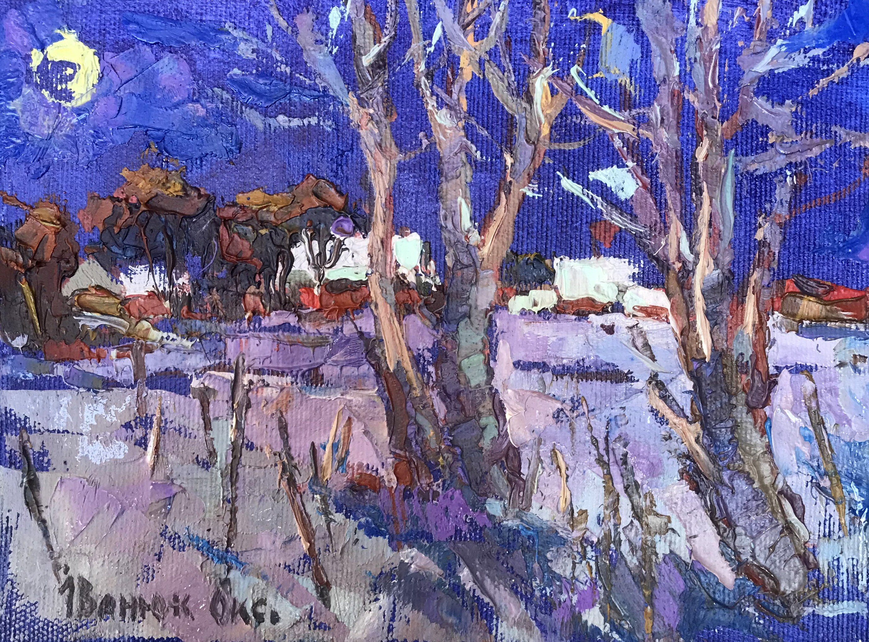 Oksana Ivanyuk, Moonlit night Oksana Ivanyuk, Moonlit night