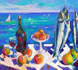 Painting, Catch, Peter Tovpev