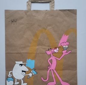 Gemälde, Pink Painter the Vandal & Blue vandal, Truteau