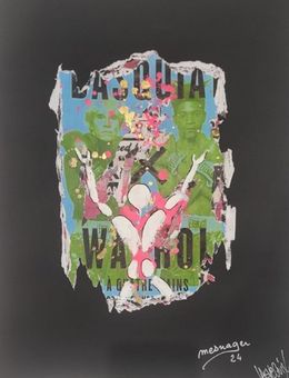 Painting, Homme Blanc face a Warhol, Jérôme Mesnager