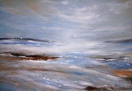Peinture, Doux hiver, Khadija El Haouchi