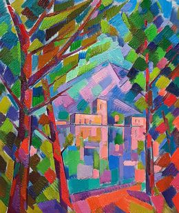 Painting, In the mountains, Peter Tovpev