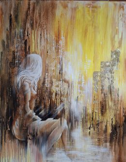 Painting, La Blanche, Bernard Gaulbert