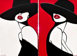 Painting, Diptych: Secrets in the Dark, Kristina Mallen