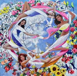 Painting, Four Seasons, Emil Aziz